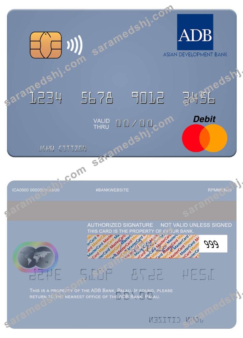 Palau ADB Bank mastercard